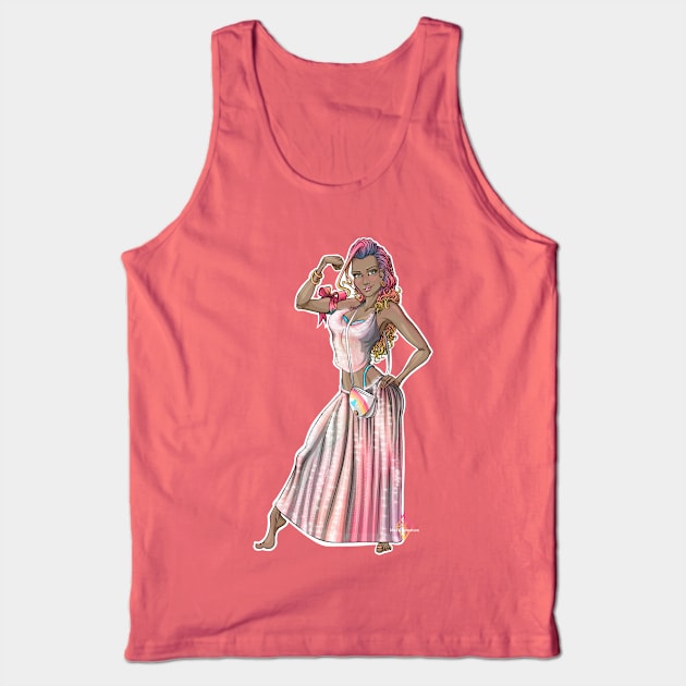 power woman Tank Top by Mei.illustration